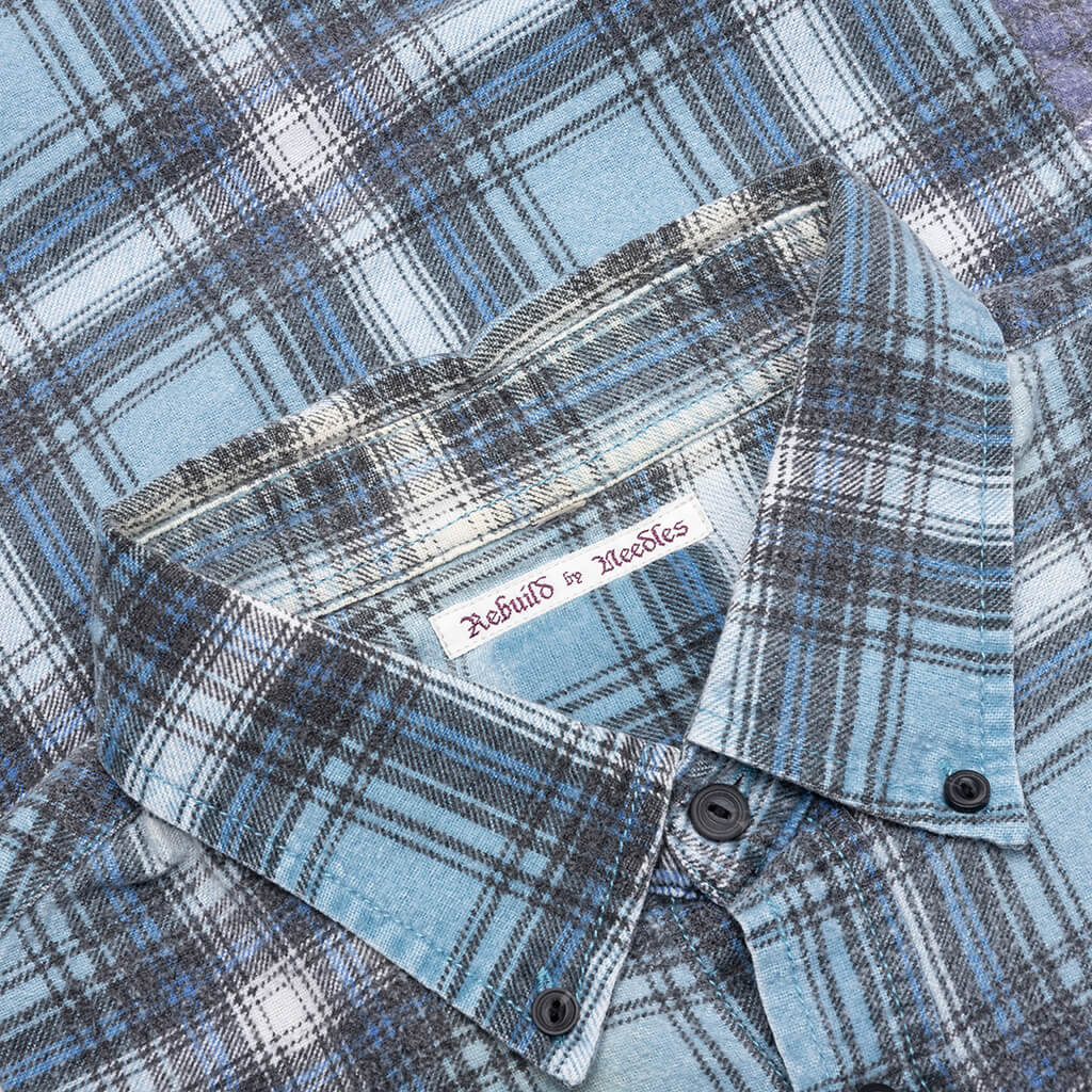 7 Cuts Wide Flannel Shirt - Assorted - Image 3