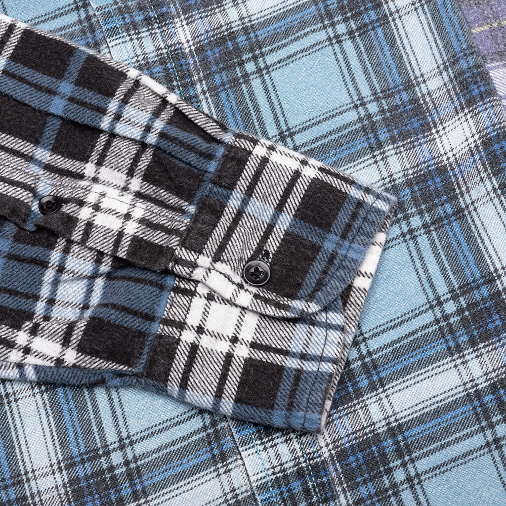 7 Cuts Wide Flannel Shirt - Assorted - Image 5