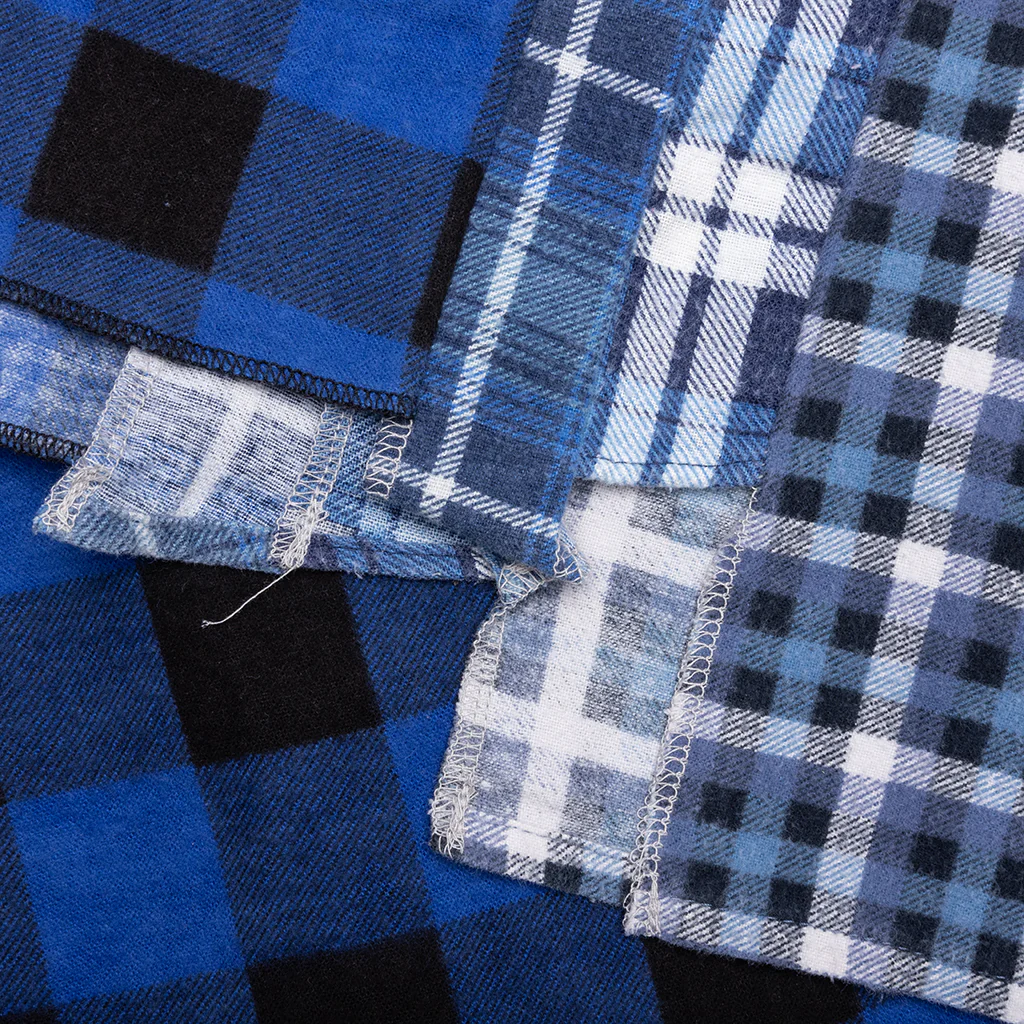 7 Cuts Wide Flannel Shirt - Assorted - Image 5