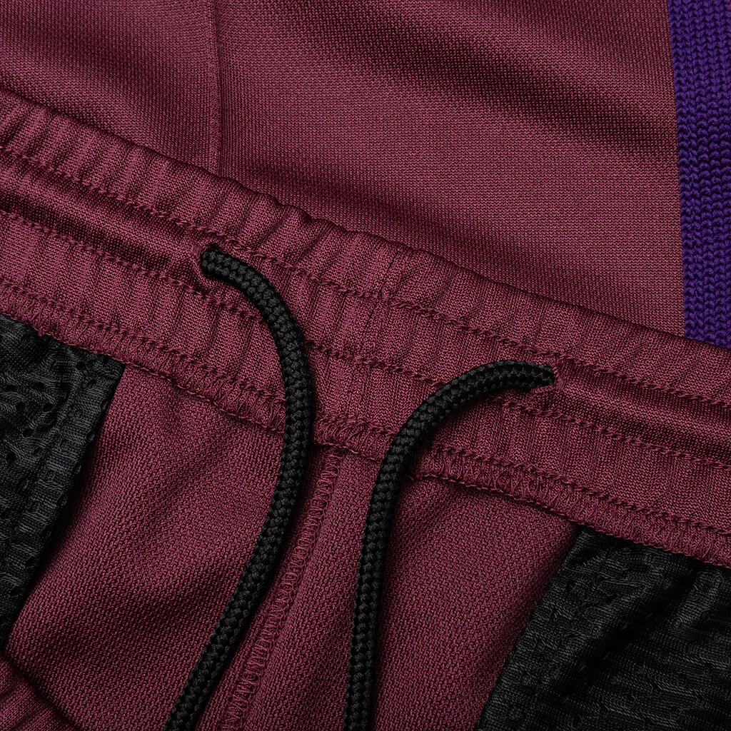 Boot-Cut Track Pant Poly Smooth - Wine - Image 5