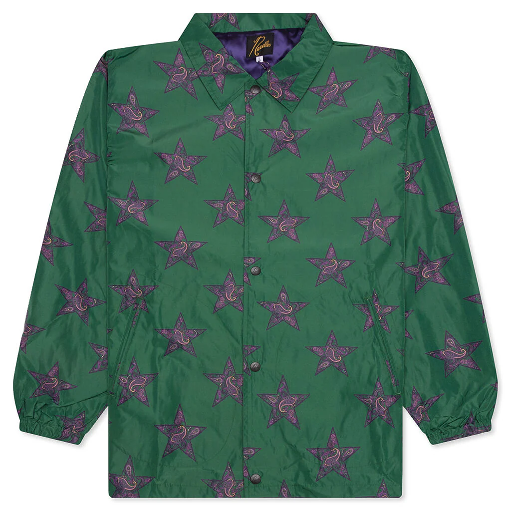 Coach Jacket - Green/Star