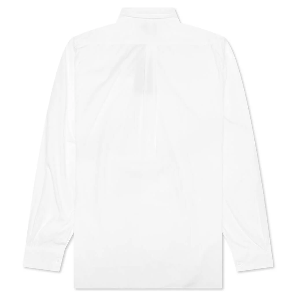 Double Round Collar Shirt - Off White - Image 2
