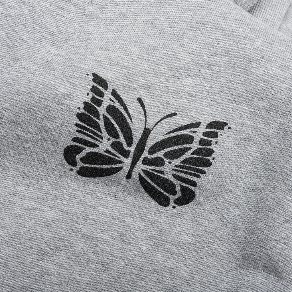 Cotton French Terry Deconstructed Sweatpant - Heather Grey - Image 3