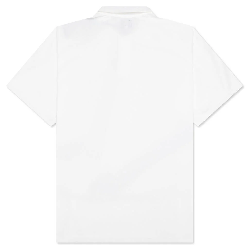S/S Polo Shirt - White - Image 2