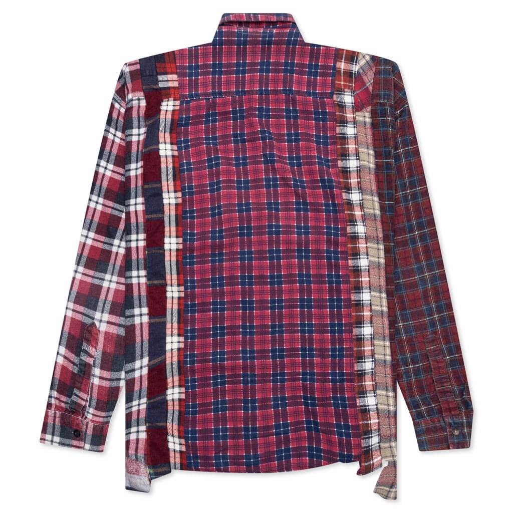 Flannel Shirt 7 Cuts Wide Shirt - Assorted - Image 2