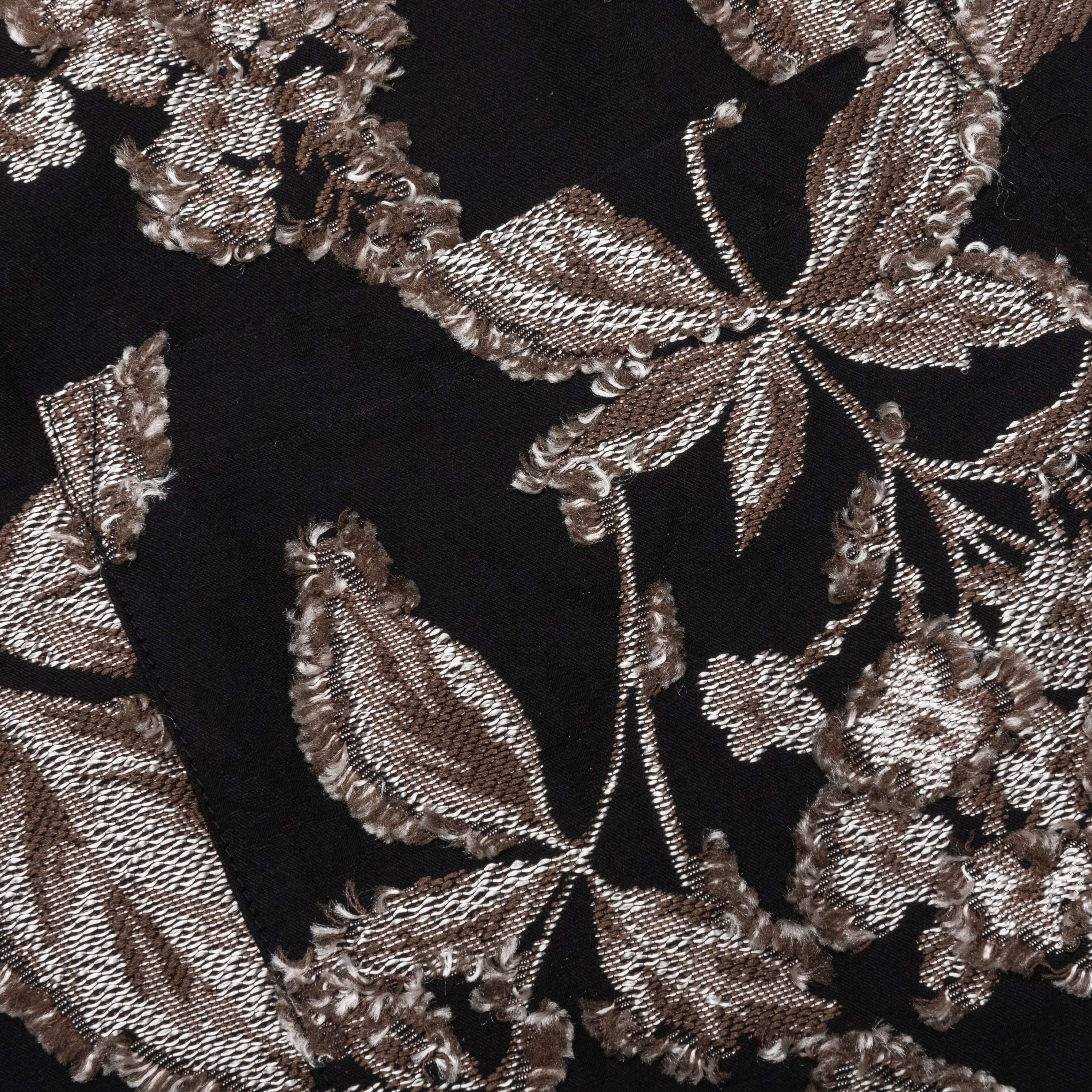 Flower Cut Cabana Shirt - Black - Image 3