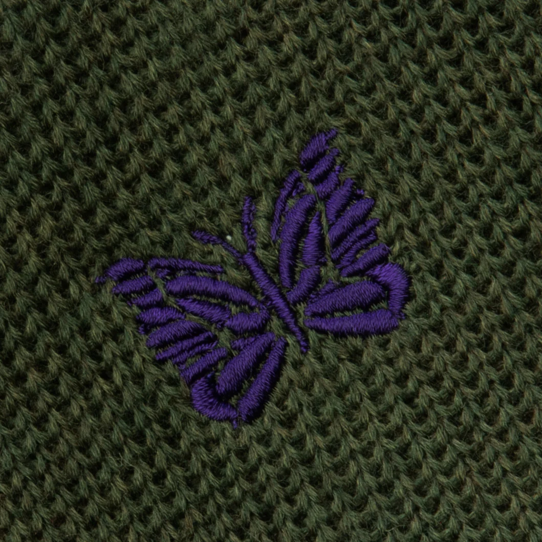 Merino Wool Neck Warmer - Olive - Image 2