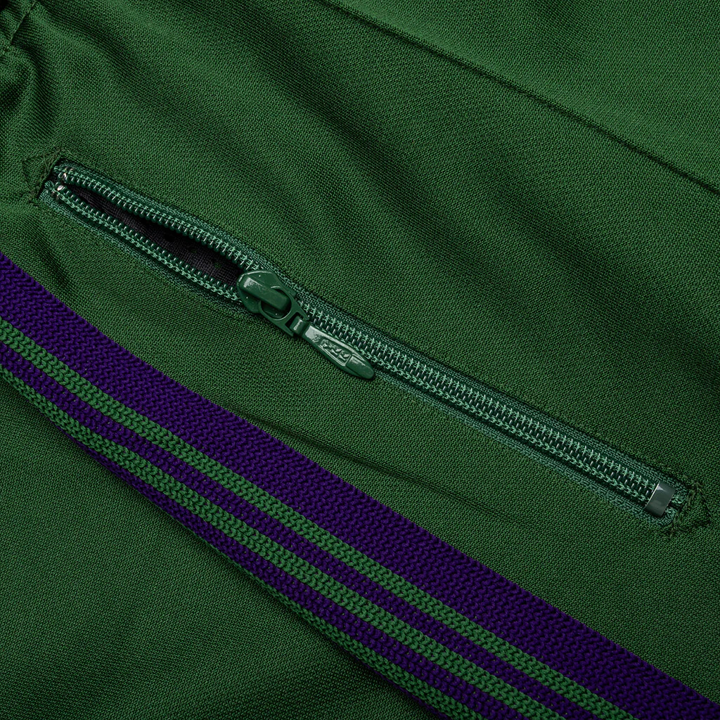 Narrow Track Pant Poly Smooth - Ivy Green - Image 3