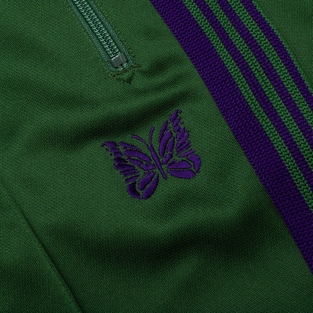 Narrow Track Pant Poly Smooth - Ivy Green - Image 4