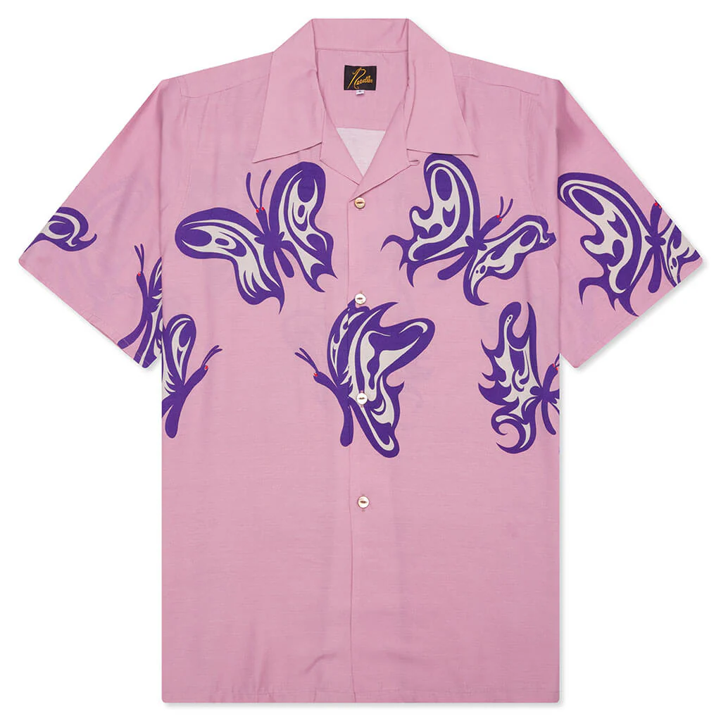 Needles x Kae Tanaka Kt Papillon S/S One-Up Shirt - Old Rose