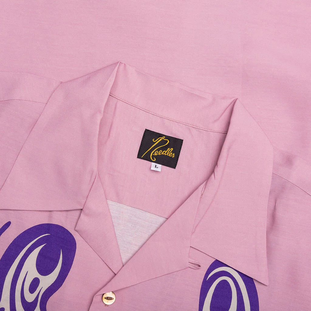 Needles x Kae Tanaka Kt Papillon S/S One-Up Shirt - Old Rose - Image 3