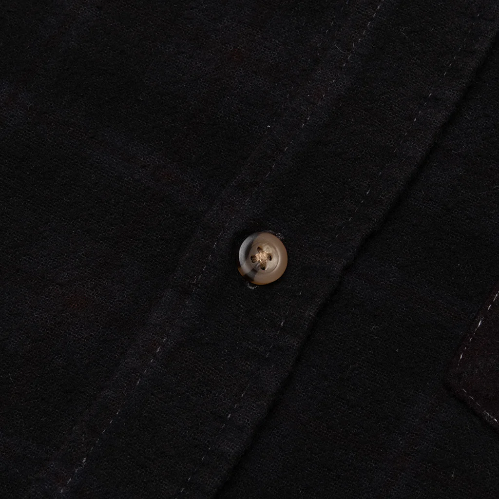 Over Dye 7 Cuts Shirt - Black - Image 3