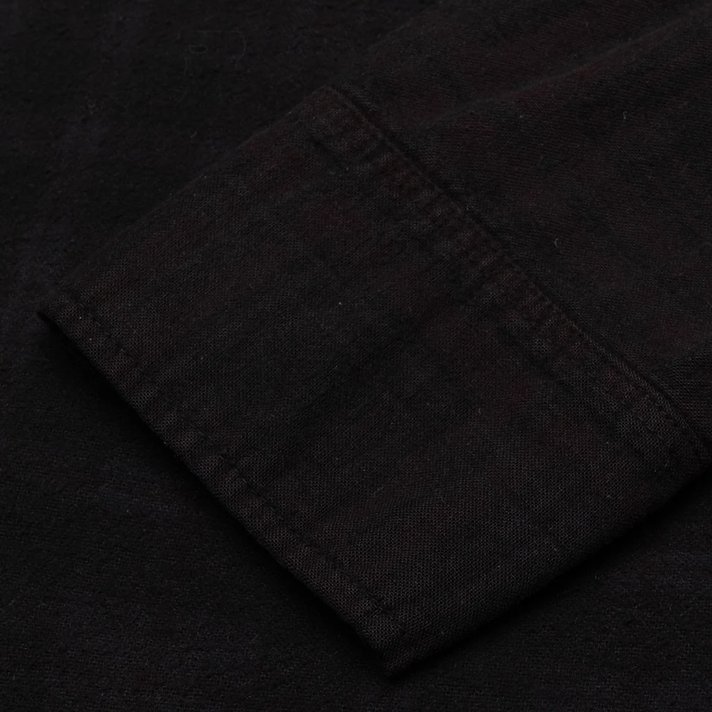 Over Dye 7 Cuts Shirt - Black - Image 5
