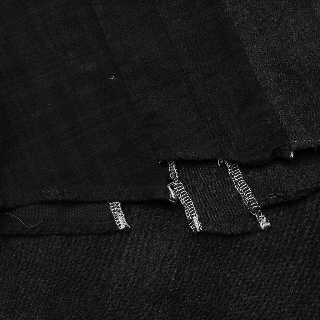 Over Dye 7 Cuts Shirt - Black - Image 5