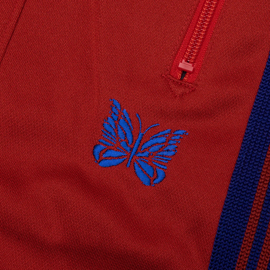 Poly Smooth H.D. Track Pant - Red - Image 3