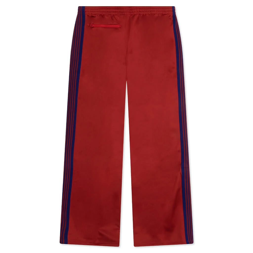 Poly Smooth Track Pant - Red - Image 2