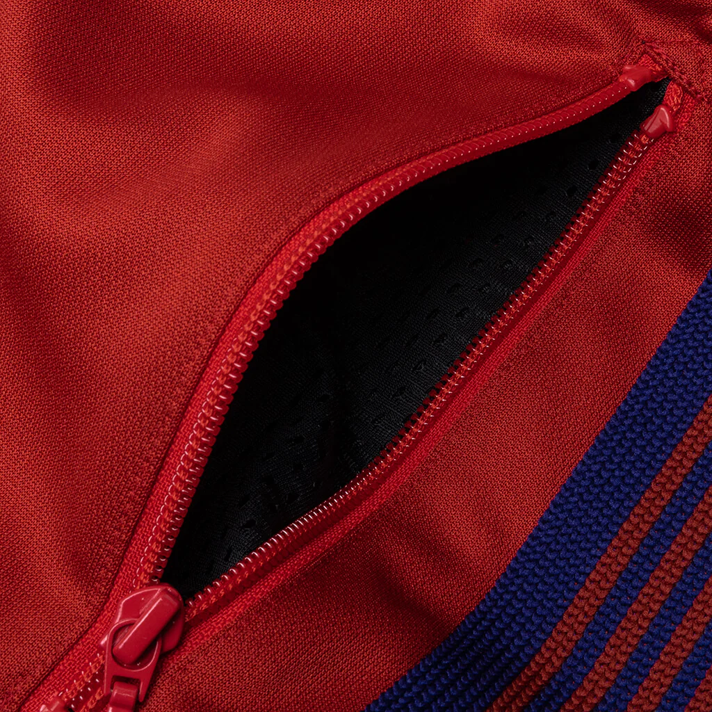 Poly Smooth Track Pant - Red - Image 4