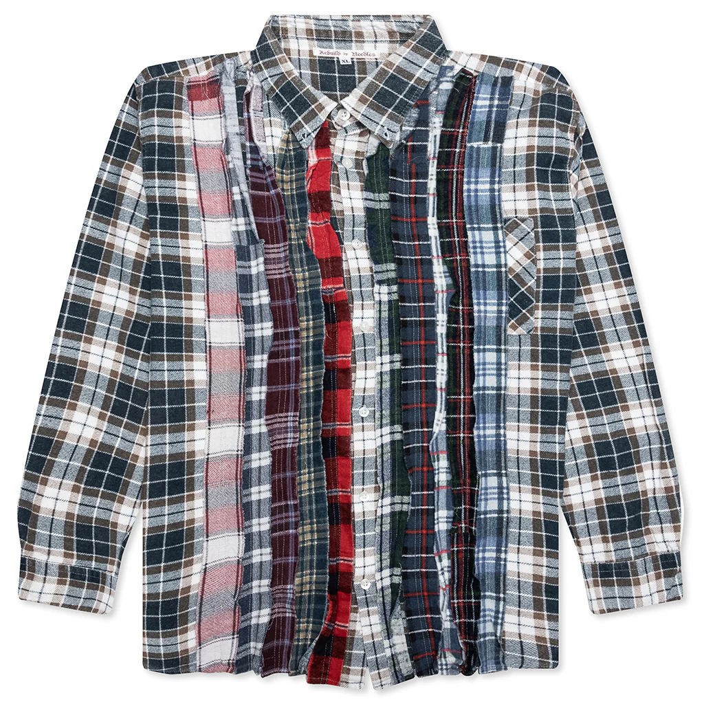 Ribbon Flannel Shirt - Assorted