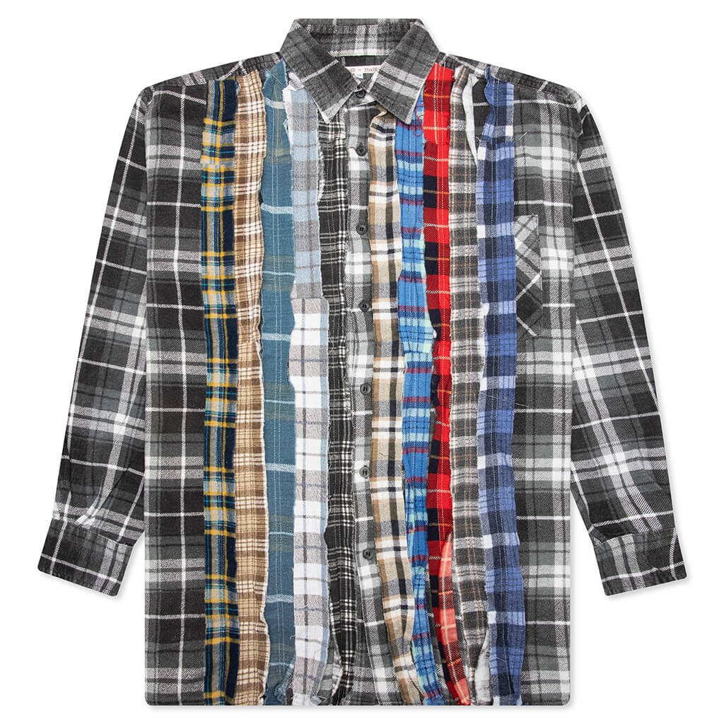 Ribbon Flannel Shirt - Assorted
