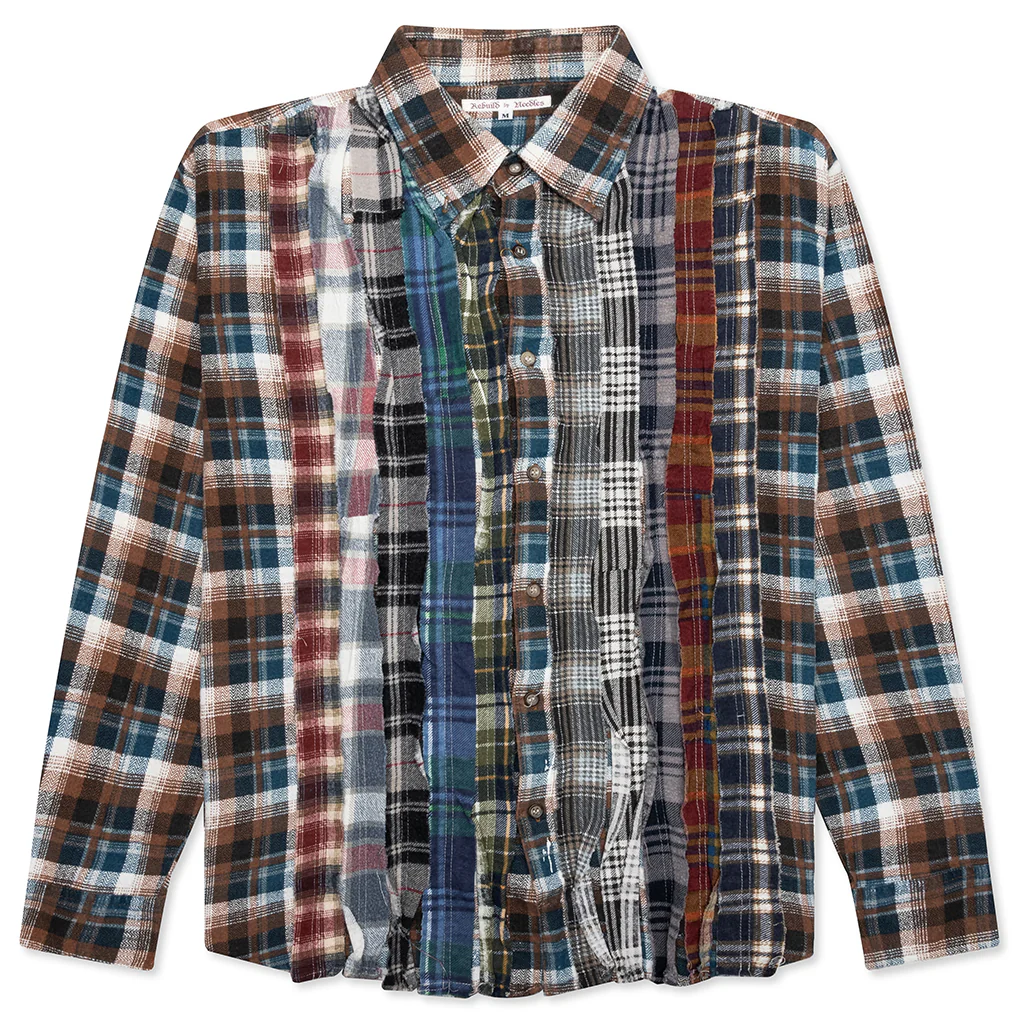 Ribbon Flannel Shirt - Assorted