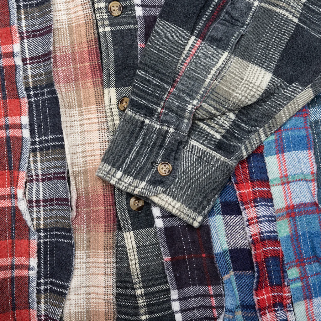 Ribbon Flannel Shirt - Assorted - Image 5