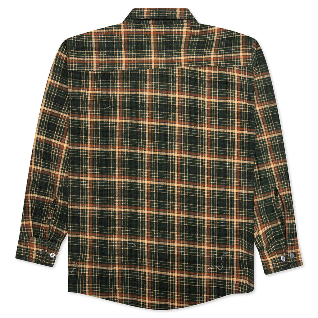 Ribbon Flannel Shirt - Assorted - Image 2