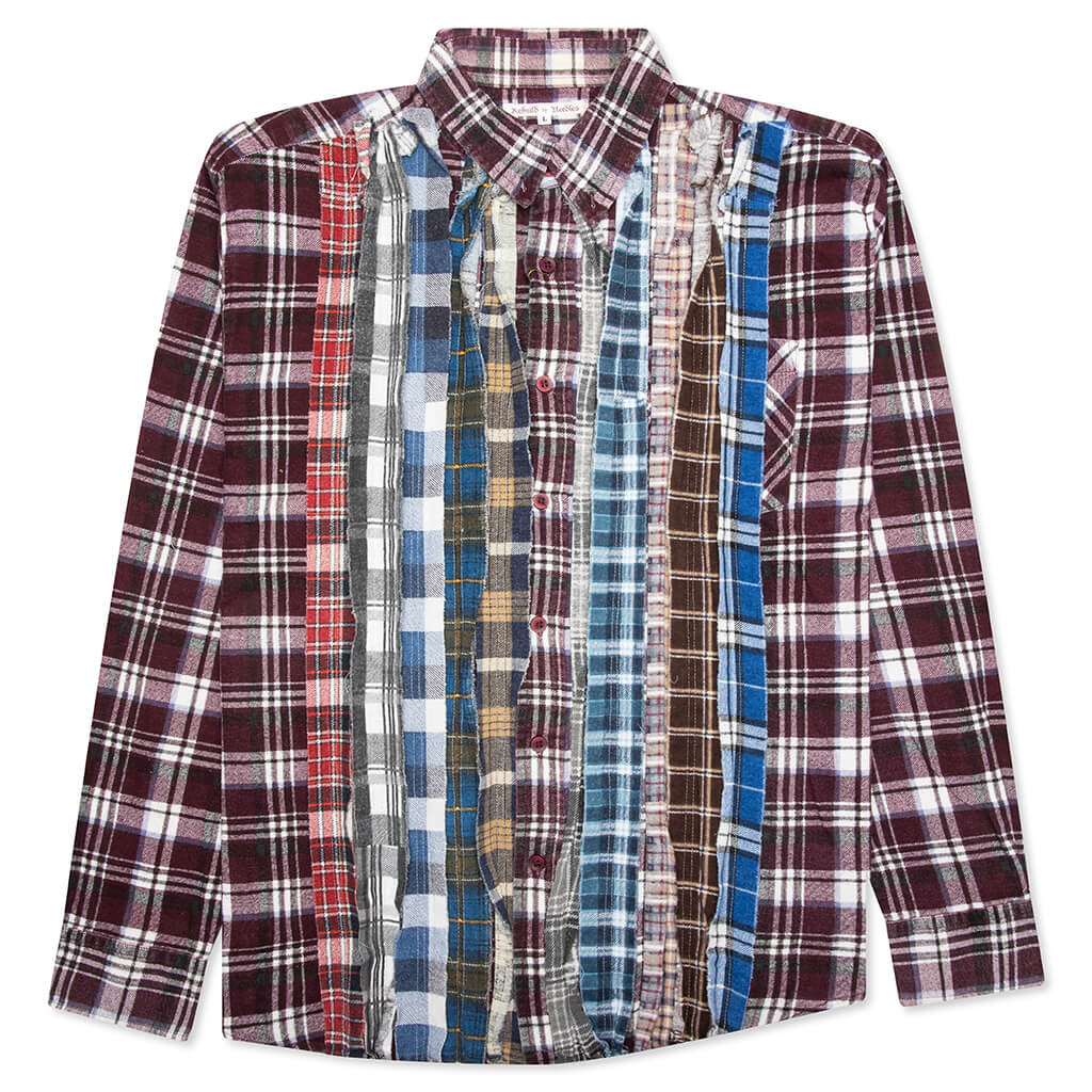 Ribbon Flannel Shirt - Assorted