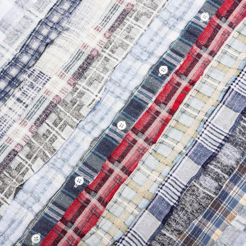 Ribbon Wide I.O. Flannel Shirt - Assorted - Image 4