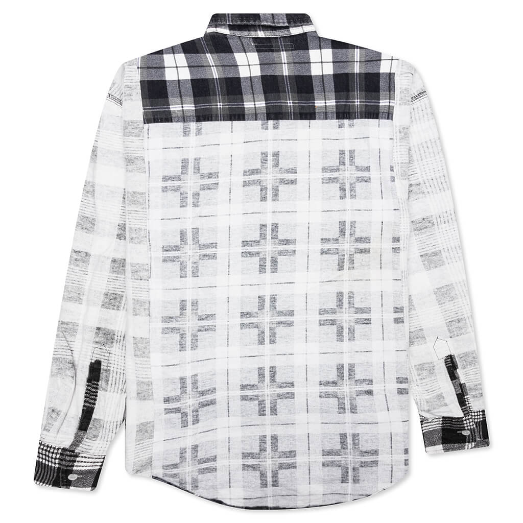 Ribbon Wide I.O. Flannel Shirt - Assorted - Image 2