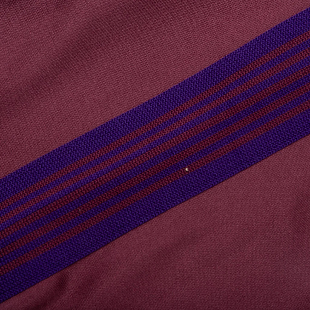 Track Pant Poly Smooth - Wine - Image 5