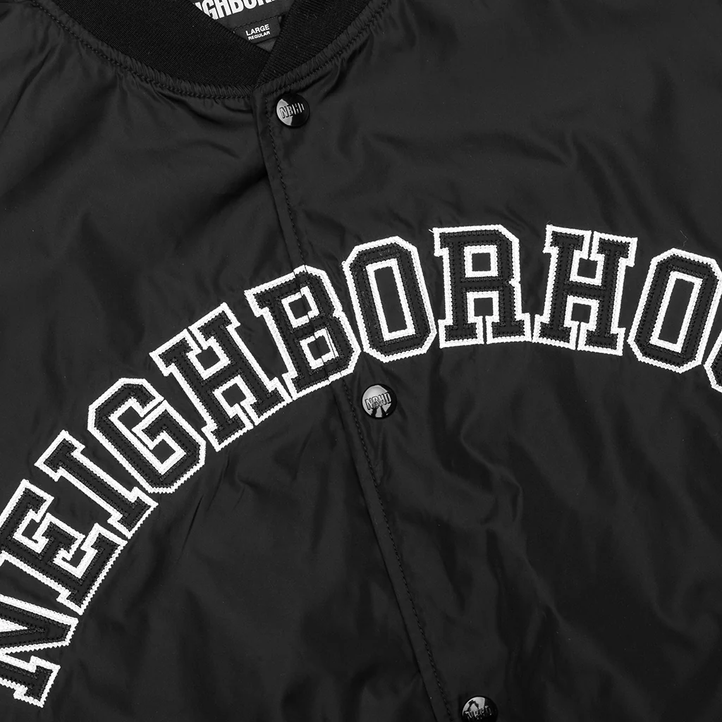 Baseball Jacket - Black - Image 3