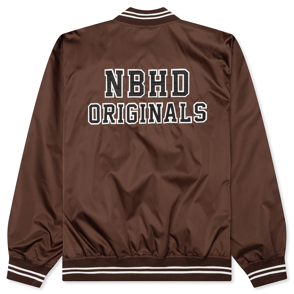 Baseball Jacket - Brown - Image 2