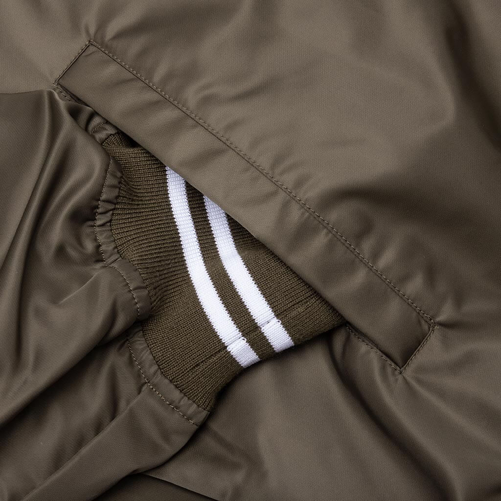 Baseball Jacket - Olive Drab - Image 3