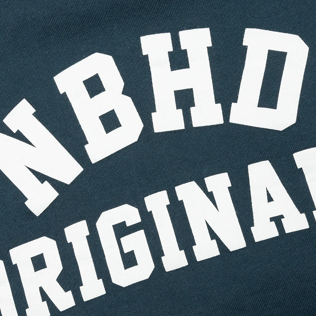 Basic Sweat Hoodie L/S - Navy - Image 3