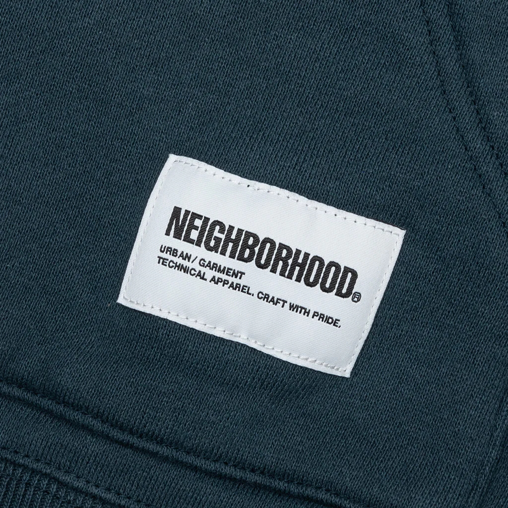 Basic Sweat Hoodie L/S - Navy - Image 4