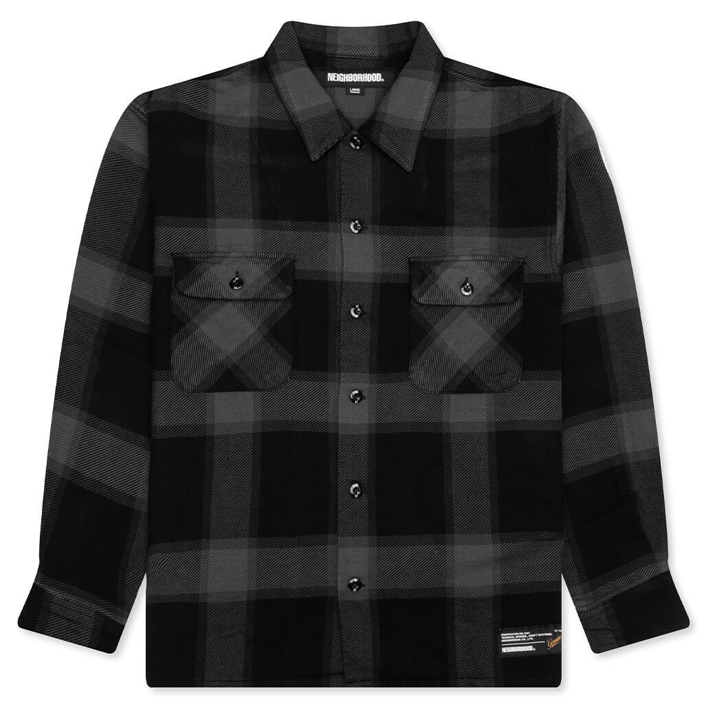 Buffalo Check Shirt L/S - Grey
