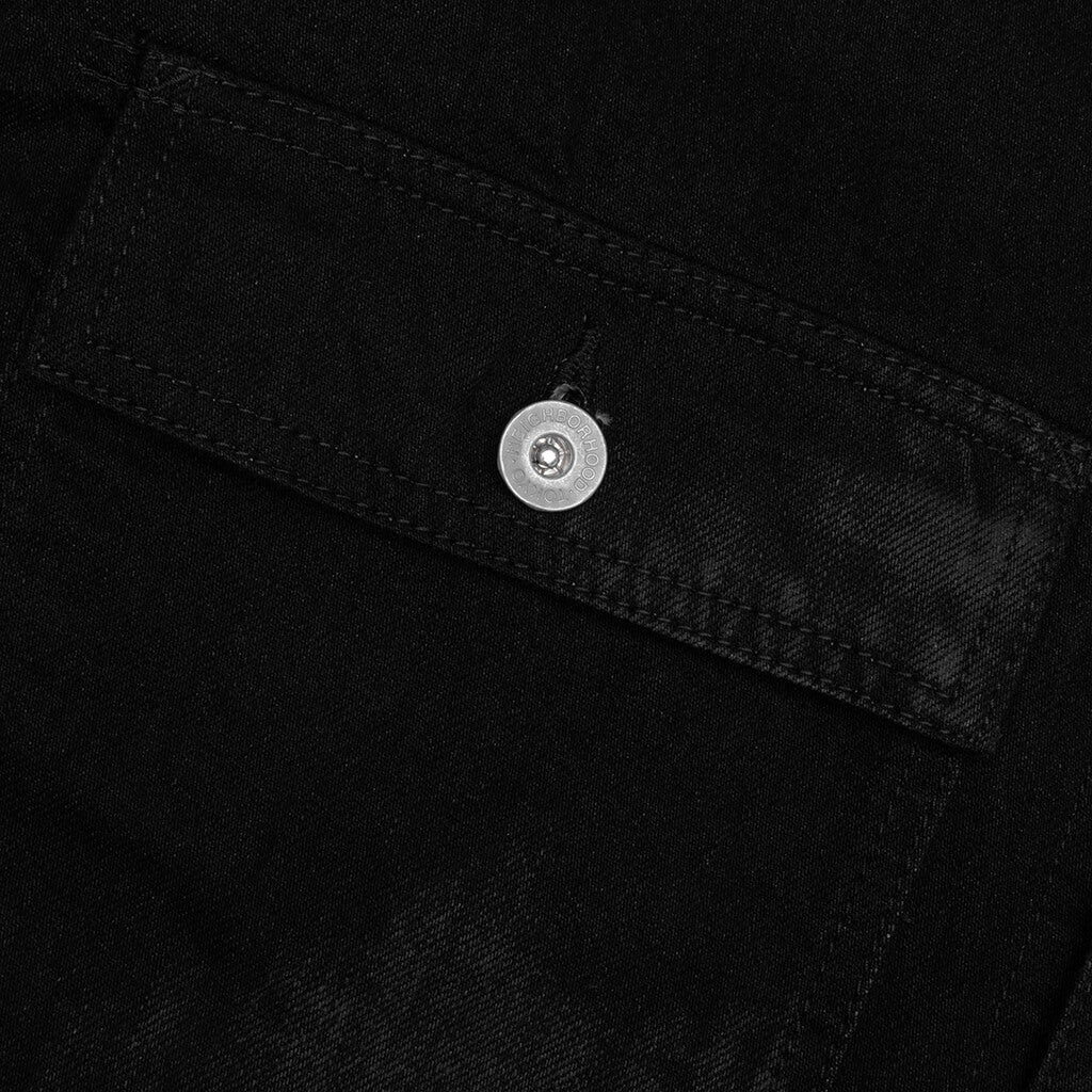 BW. Washed Coverall Jacket - Black - Image 3