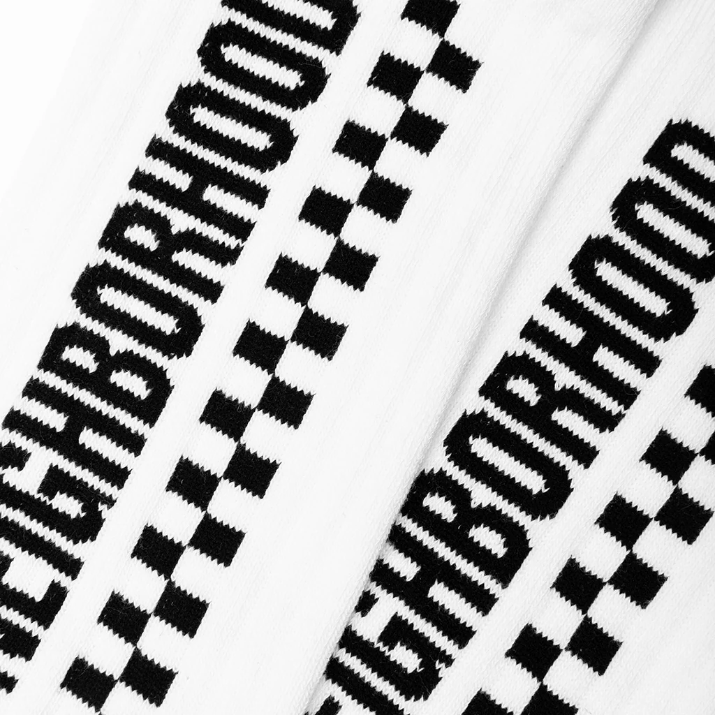 CI Checker Socks - White - Image 2