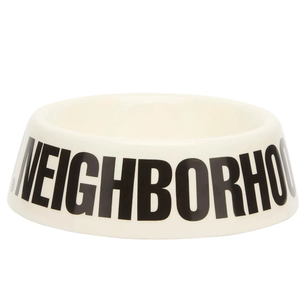 CI Dog Bowl - White