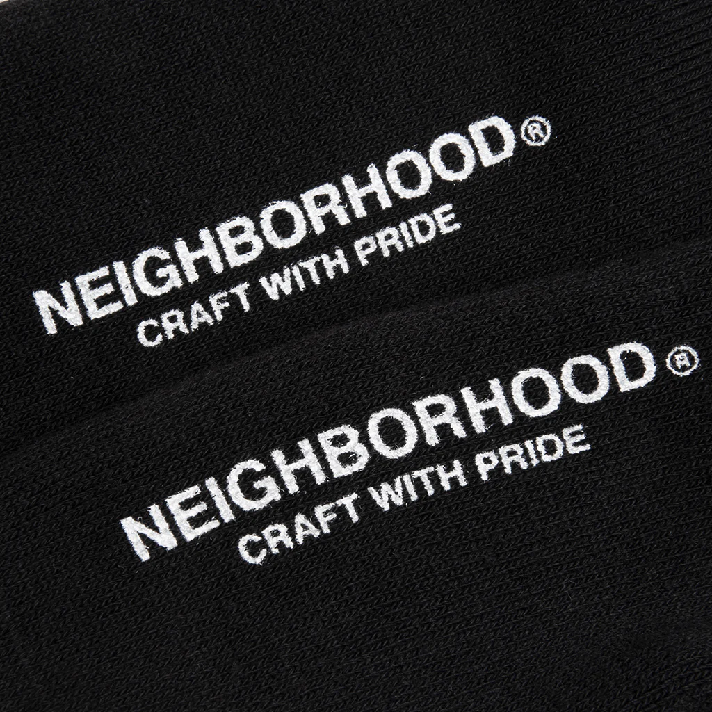 Classic 3 Pack Socks - Black - Image 2
