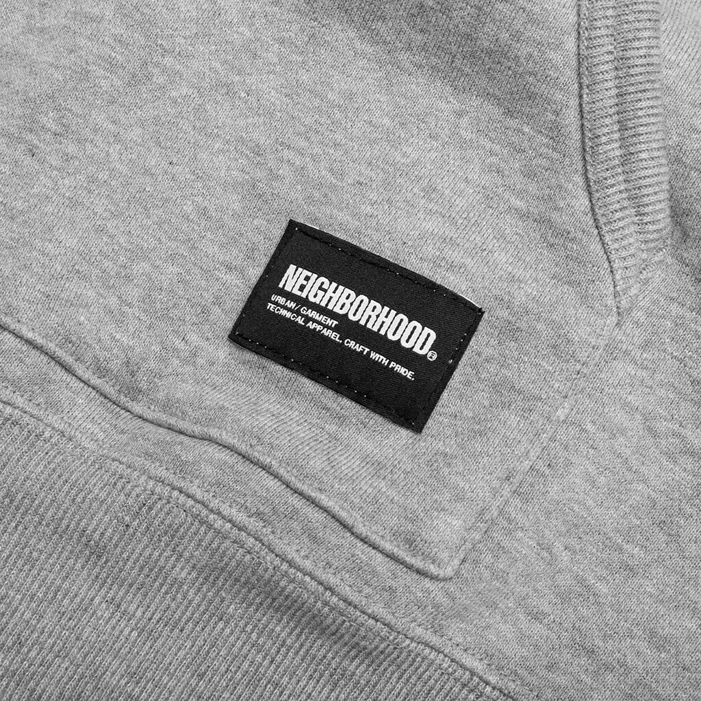 Classic Sweat Parka L/S - Grey - Image 3