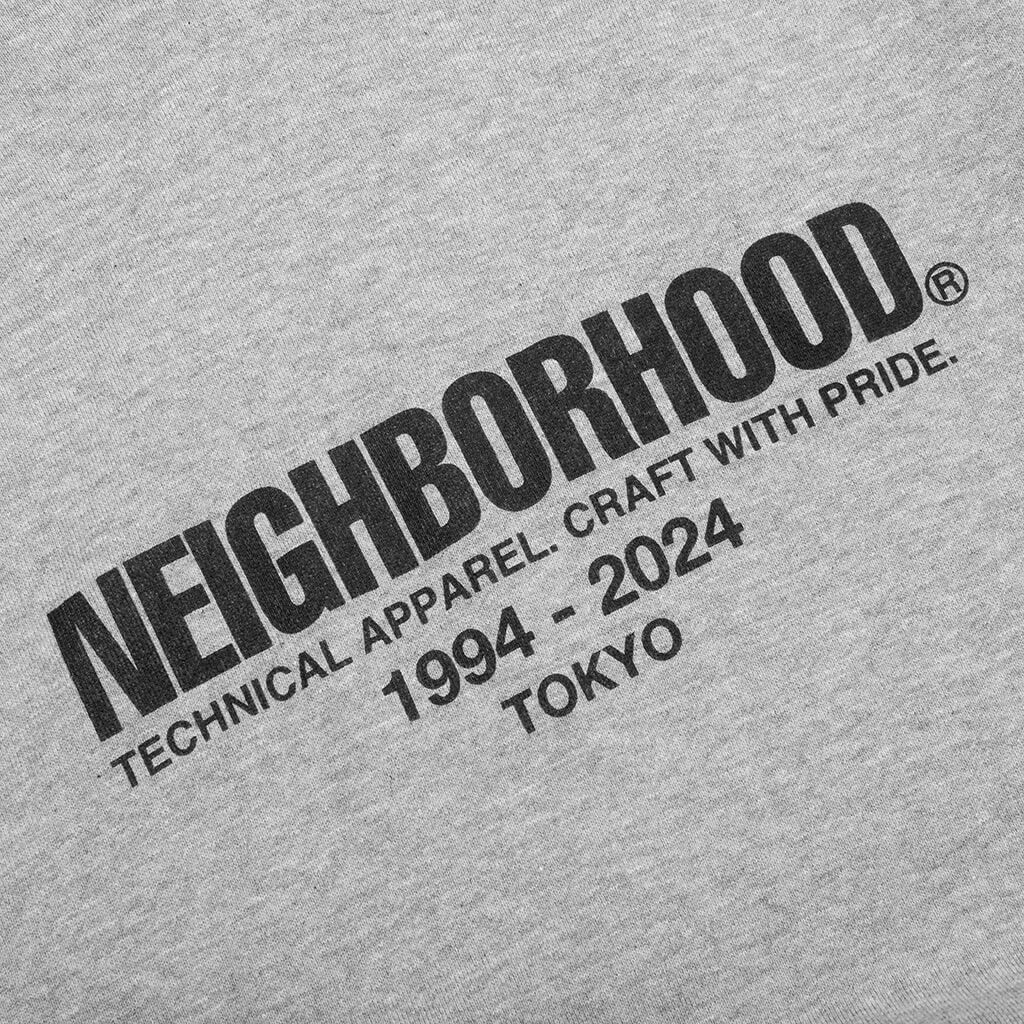 Classic Sweat Parka L/S - Grey - Image 4