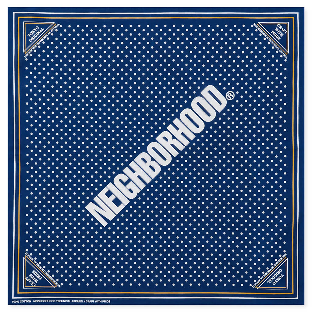Dot Bandana - Navy