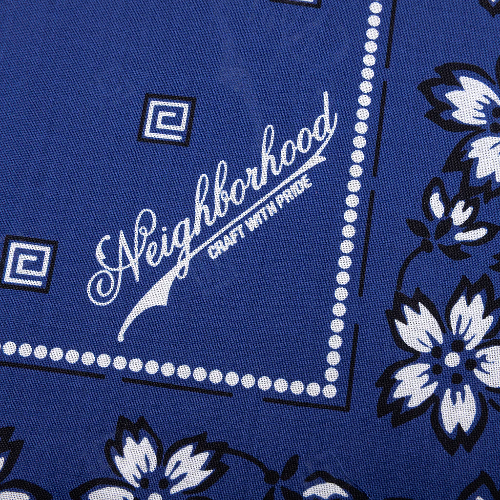 Flower Bandana - Navy - Image 3
