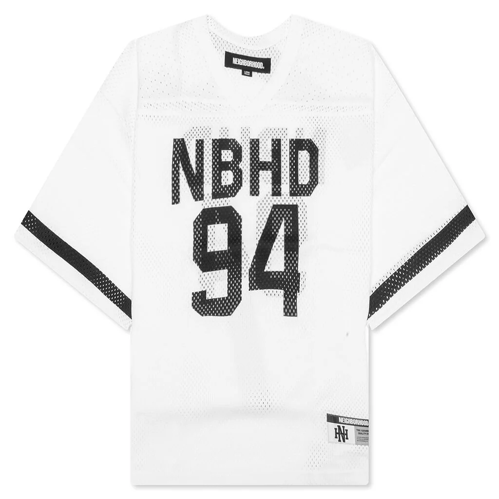 Hockey S/S V Neck Shirt - White