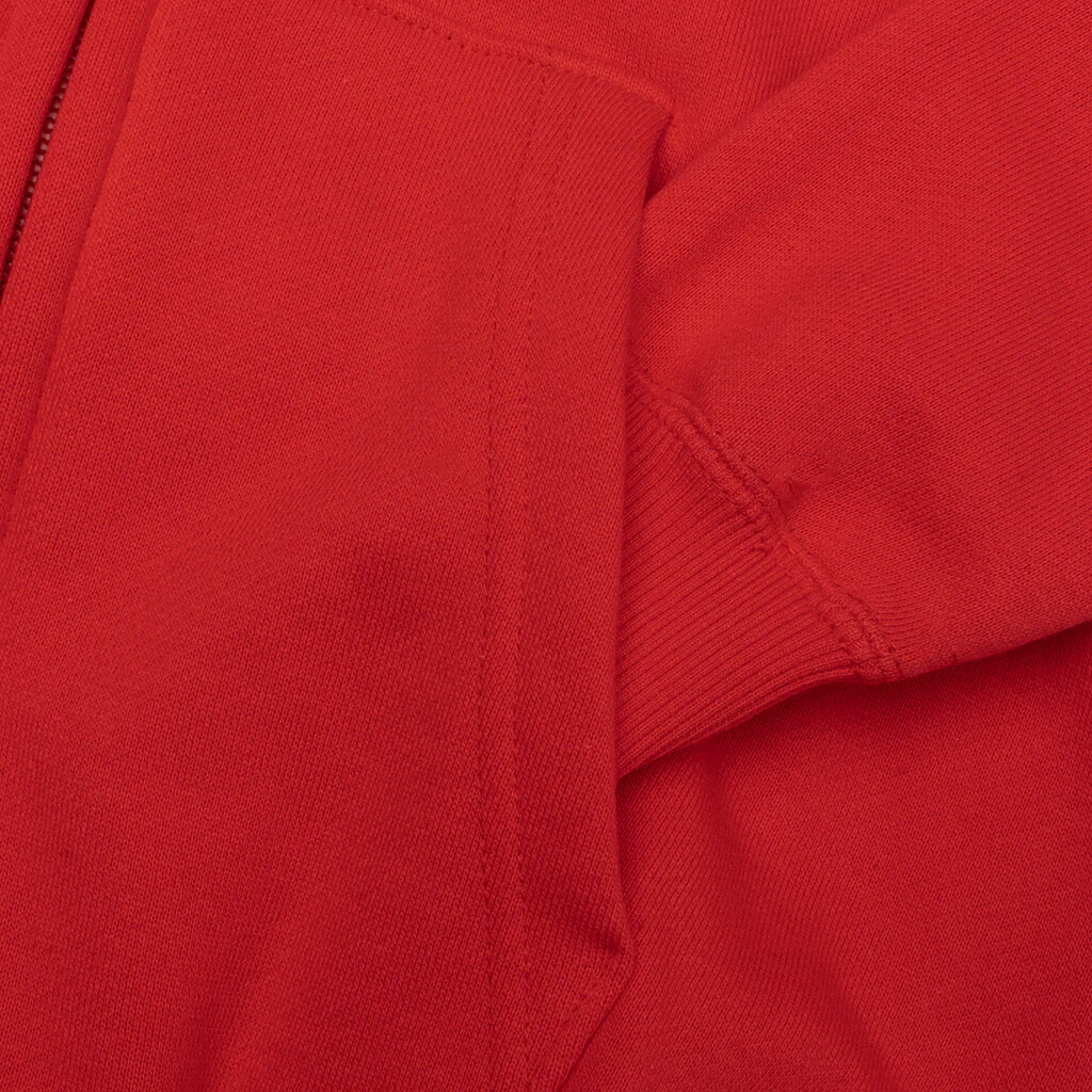 Kids OT . Sweat Zip Hoodie LS - Red - Image 4