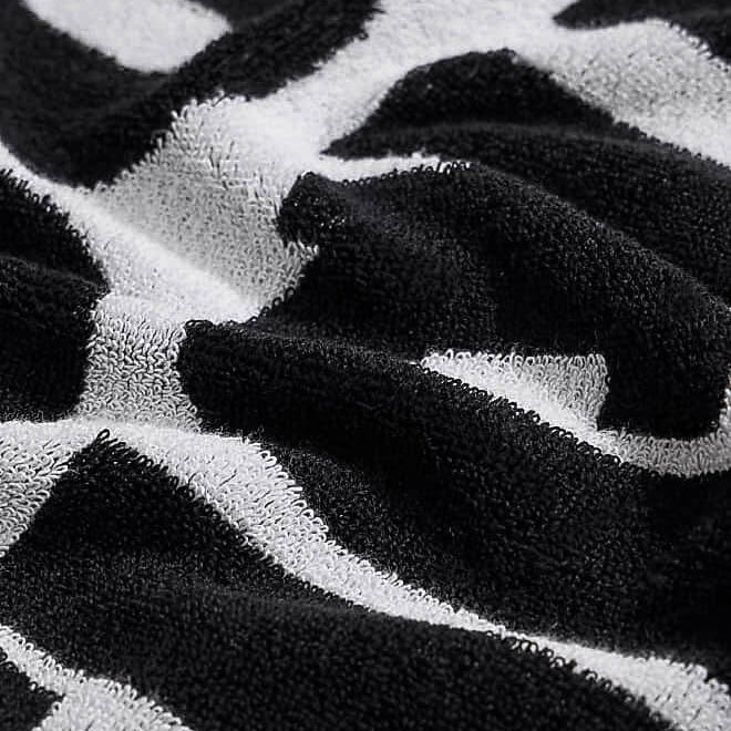 Logo Bath Towel - Black - Image 2