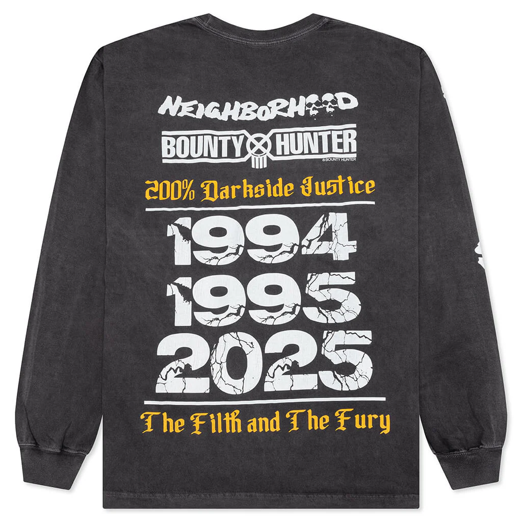 Neighborhood x Bounty Hunter L/S Tee 1 - Black - Image 2