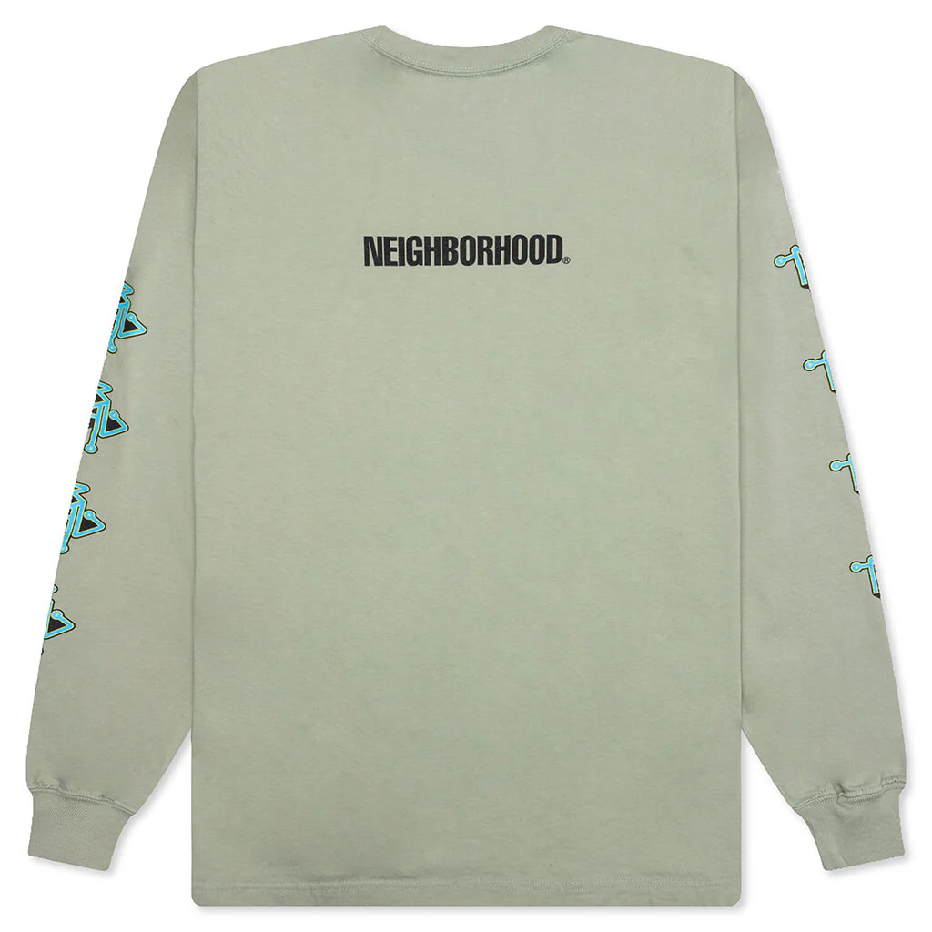 NH L/S Tee 12 - Sage Green - Image 2