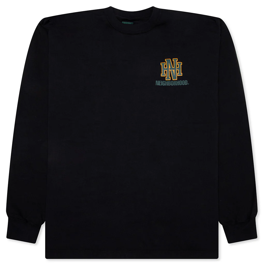 NH L/S Tee 8 - Black/Green